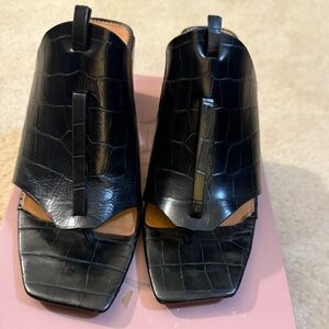 Franco Sarto Embossed Sandals